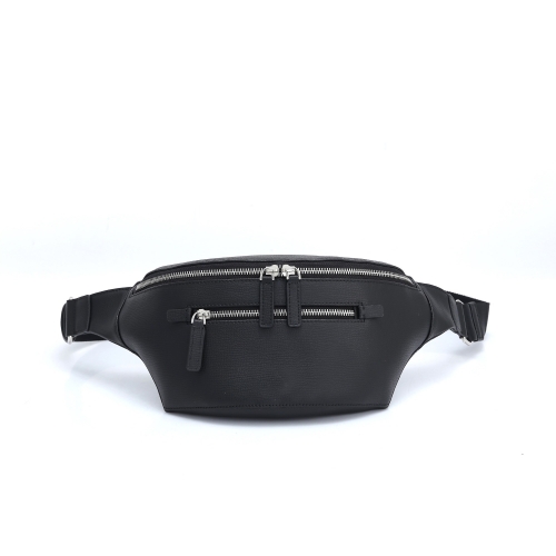 Men's leather waist bag