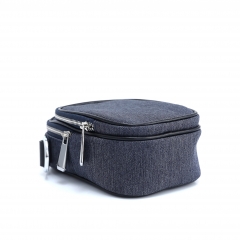 Men's shoulder bags with leather trims