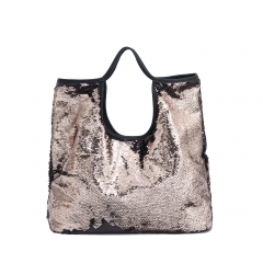 Ladies' sequin tote bags