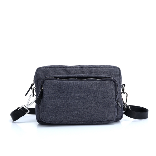 Men's shoulder bags with leather trims