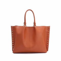Ladies' leather tote bags