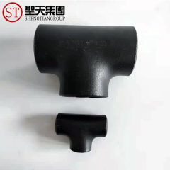 4 Inch BS EN 10253-2 Butt Weld Equal Carbon Steel Pipe Fitting Tee