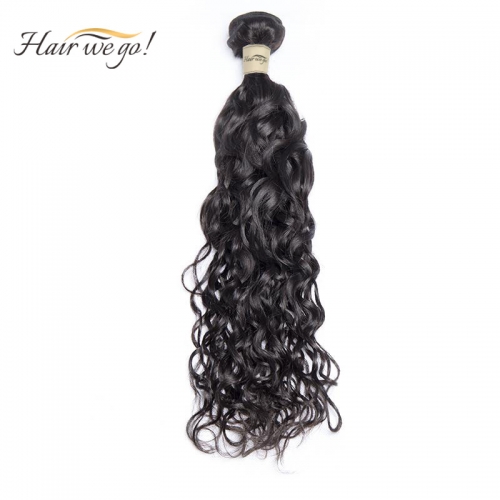 100% Human Hair Natural Color Water Wave Bundle-9A