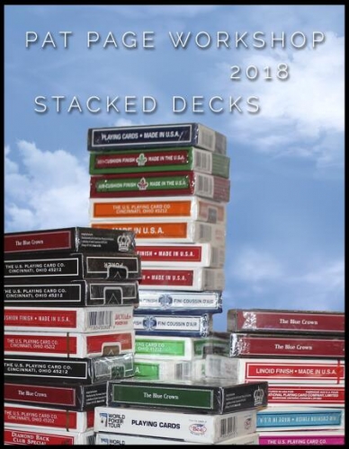 The Pat Page Memorial Workshop FFFF 2018 Stacked Decks