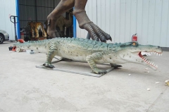 Real Size Animatronic Animal Model Crocodile