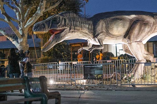 Escultura profesional de dinosaurio