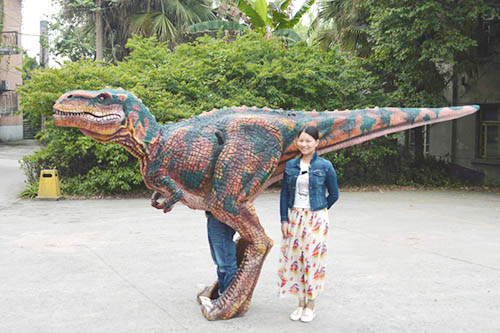 Disfraz de dinosaurio realista T-rex