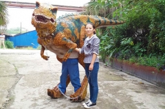 Traje de dinosaurio profesional para caminar