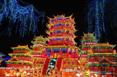 Outdoor Chinese Silk Lantern Festival