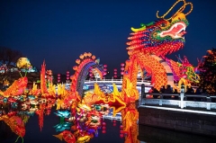 Linterna animal para la decoración del año nuevo chino