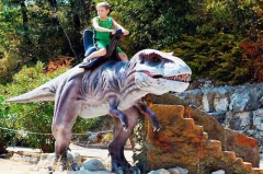 Dinosaurio del parque de atracciones jurásico Robot animatrónico