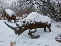 Escultura Animal Animatronic Elasmotherium