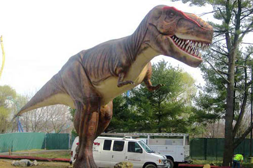 Replicas T Rex For Dinosaur Park