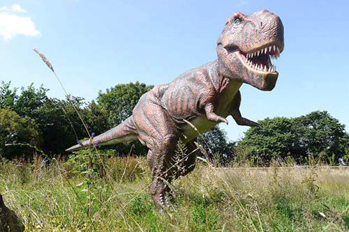 Dinosaurio animatrónico T-rex de tamaño natural