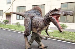 Disfraz de dinosaurio real para adultos