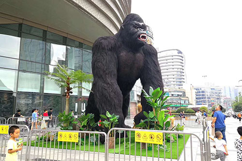 Estatuas de gorila modelo robótico animal vivo para la venta