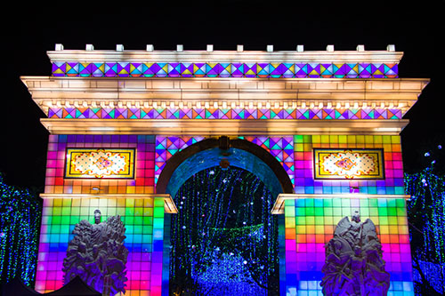 Iluminación al aire libre chino linterna de seda Festival en venta