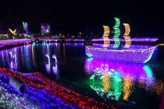Linterna de seda de decoraciones de año nuevo chino al aire libre