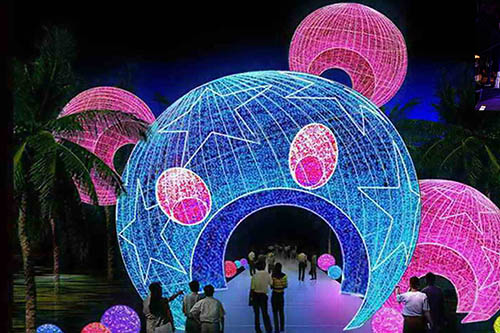 Theme Chinese Colourful Lantern Festival Art