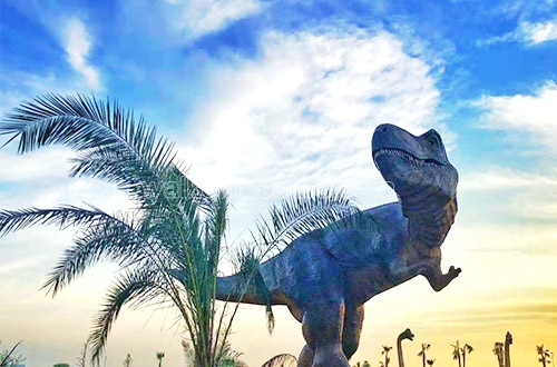 Parque temático Modelo de dinosaurio grande T-rex