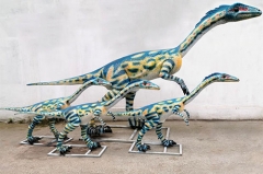 Modelo de dinosaurio realista de fibra de vidrio en venta