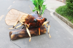 Theme Park Decorative Big Size Animatronic Insects