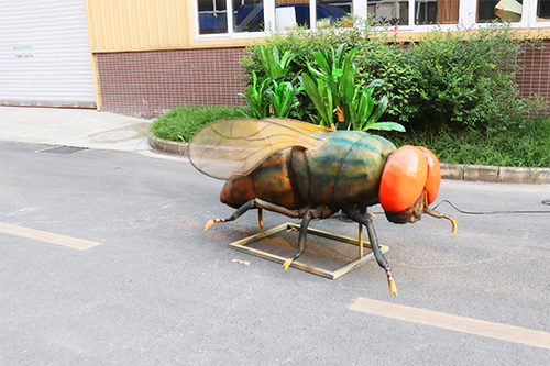 Exhibición al aire libre Modelos de insectos animatrónicos realistas