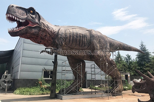 Dinosaurio animatrónico al aire libre gigante T-rex