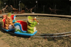 Fiberglass Train Ride Cartoon Dinosaur Ride