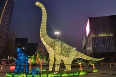 Outdoor Exhibition Dinosaur Lantern for Sale