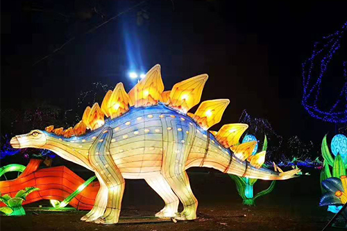 Linterna de dinosaurio del festival del año nuevo chino