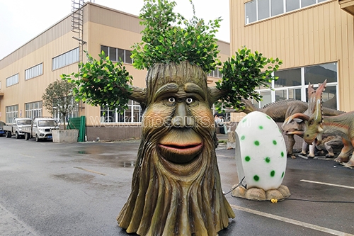 Árbol que habla Árbol animatrónico para centro comercial