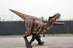 Disfraz de dinosaurio de goma de silicona personalizado