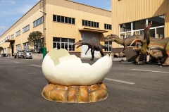 Outdoor Display Fiberglass Egg Sculpture