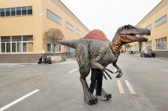 Disfraz de dinosaurio para caminar ligero para adultos Traje de Spinosaurus