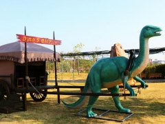 Life Size Fiberglass Dinosaur Sculpture