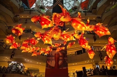 Chinese Art Lantern Fish Model for Shopping Mall
