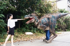 Disfraz de T-rex para caminar realista para adultos