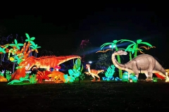 Linterna de dinosaurio del festival del año nuevo chino