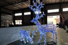 Decoración navideña Linterna de animales de tamaño natural
