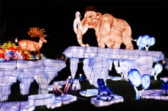 Modelo animal de linterna china para festival
