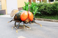 Exhibición al aire libre Modelos de insectos animatrónicos realistas