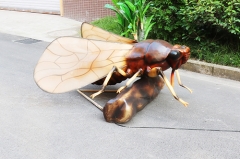 Theme Park Decorative Big Size Animatronic Insects