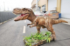 Small Size Robotic T-rex Model for Display