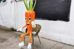 Customized Fiberglass Vegetables Statue for Dispaly