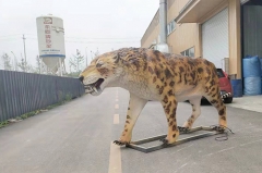Animal de simulación de tamaño natural del tigre animatrónico
