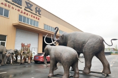 Parque de atracciones Atracción Animal grande Elefante artificial