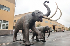 Woolly Mammoths Animal Model Animated Life Size Animals