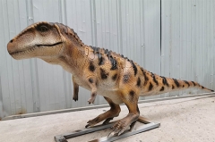 Exhibición del museo de la estatua del dinosaurio de fibra de vidrio