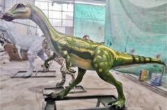 Exhibición del museo de la estatua del dinosaurio de fibra de vidrio